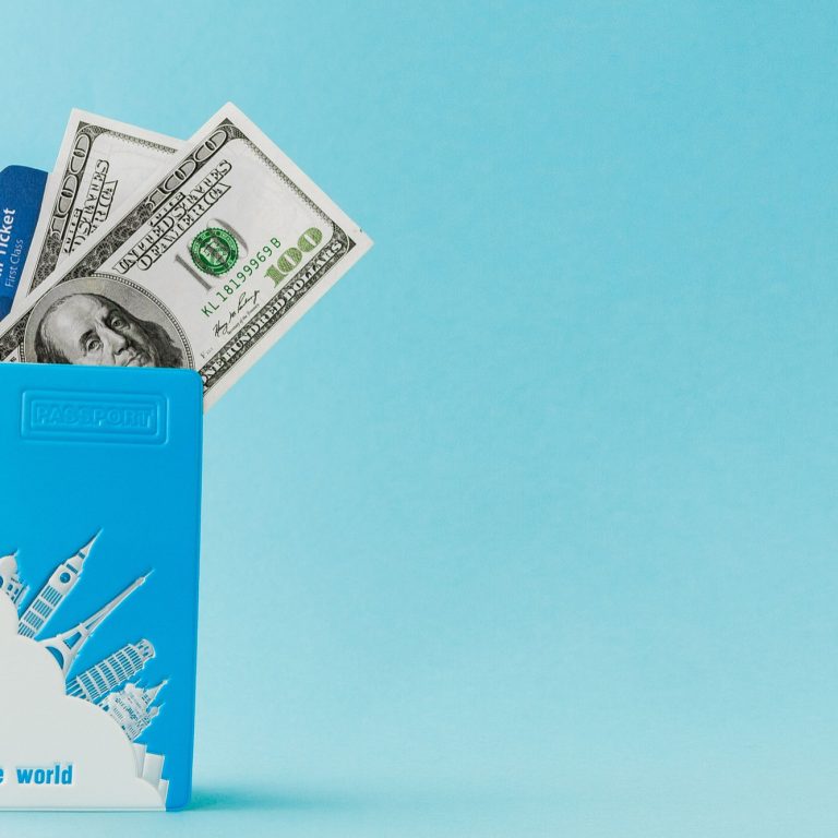 passport-dollars-air-ticket-blue